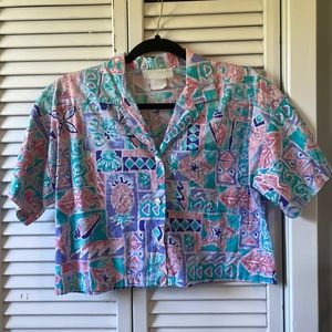 Vintage Shortsleeve Crop Top